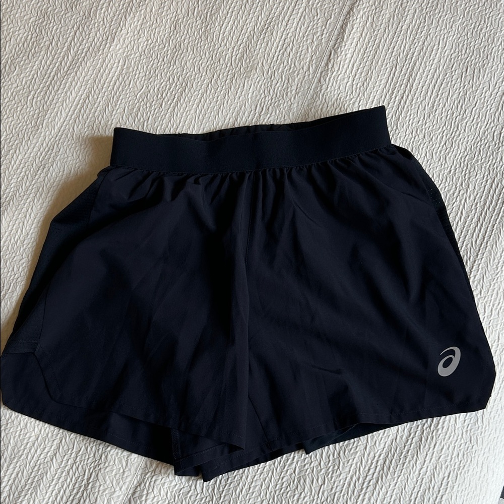 Asics Men's Black Running Shorts